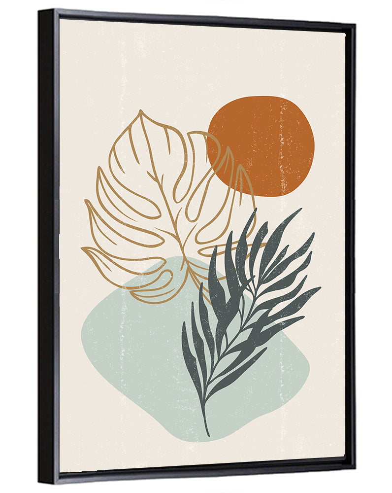 Shadowed Leaves Wall Art