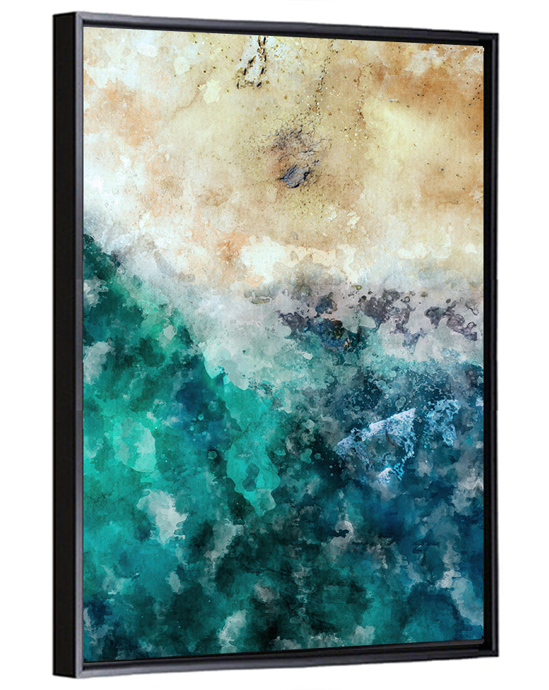 Aerial Beach Abstract Wall Art
