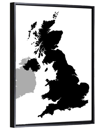 United Kingdom Map Wall Art