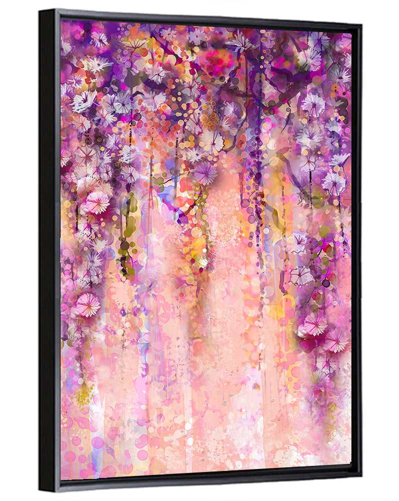 Wisteria Flowers Wall Art