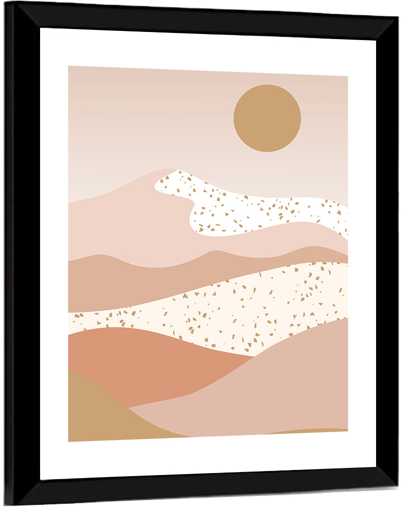 Terrazzo Desert Hills Wall Art
