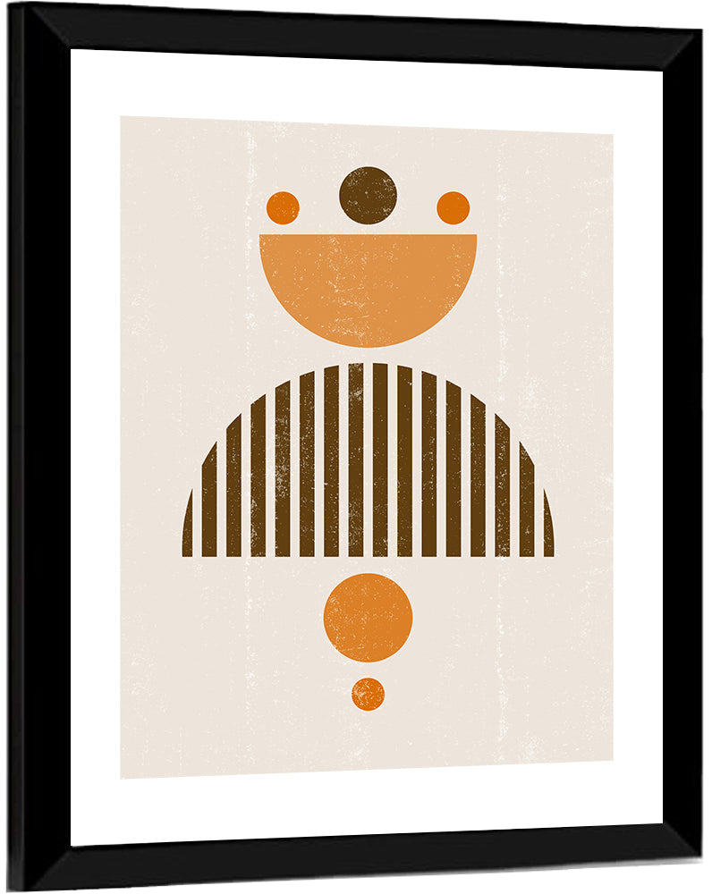 Mid-century Moon and Sun Wall Art