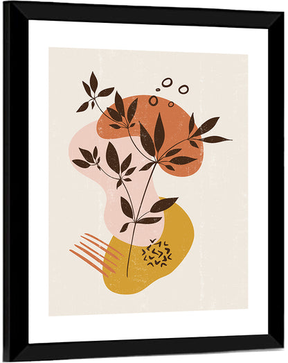 Mid-century Botanical Minimalist Wall Art