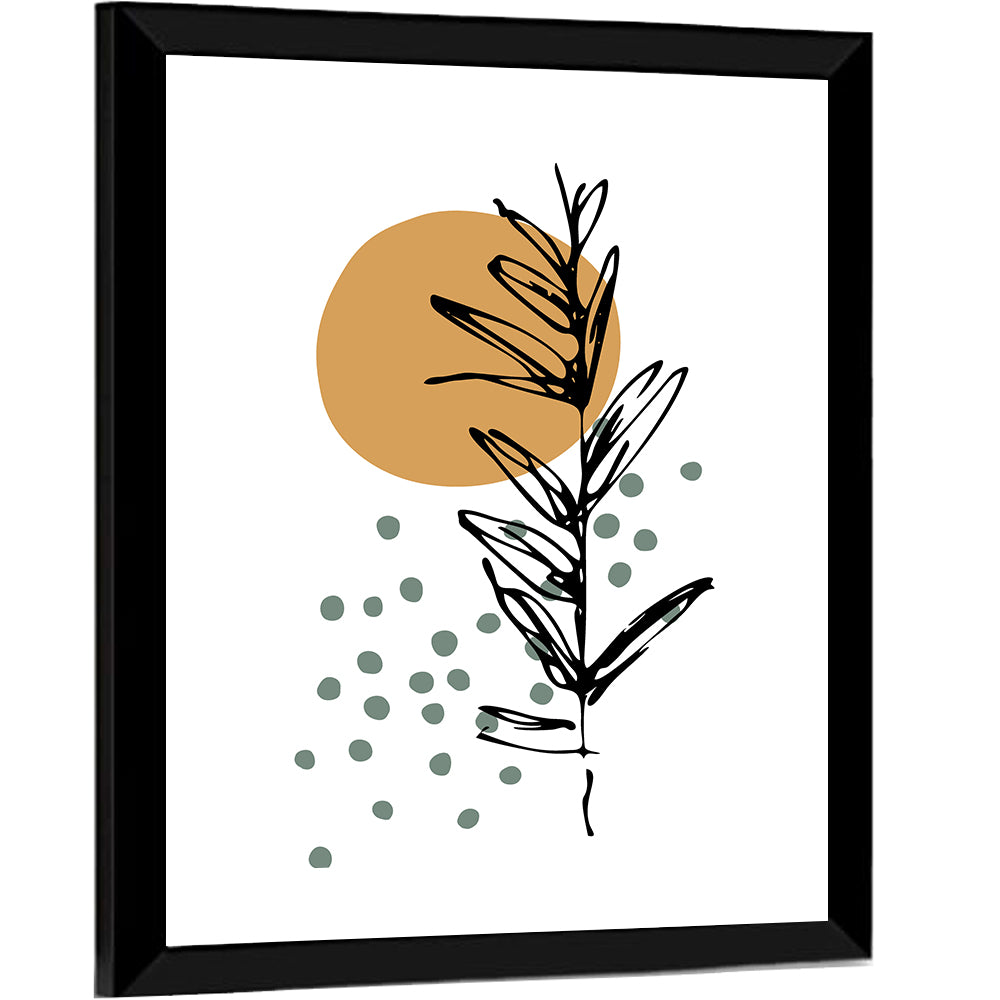 Ink Botanical Sun Study Wall Art