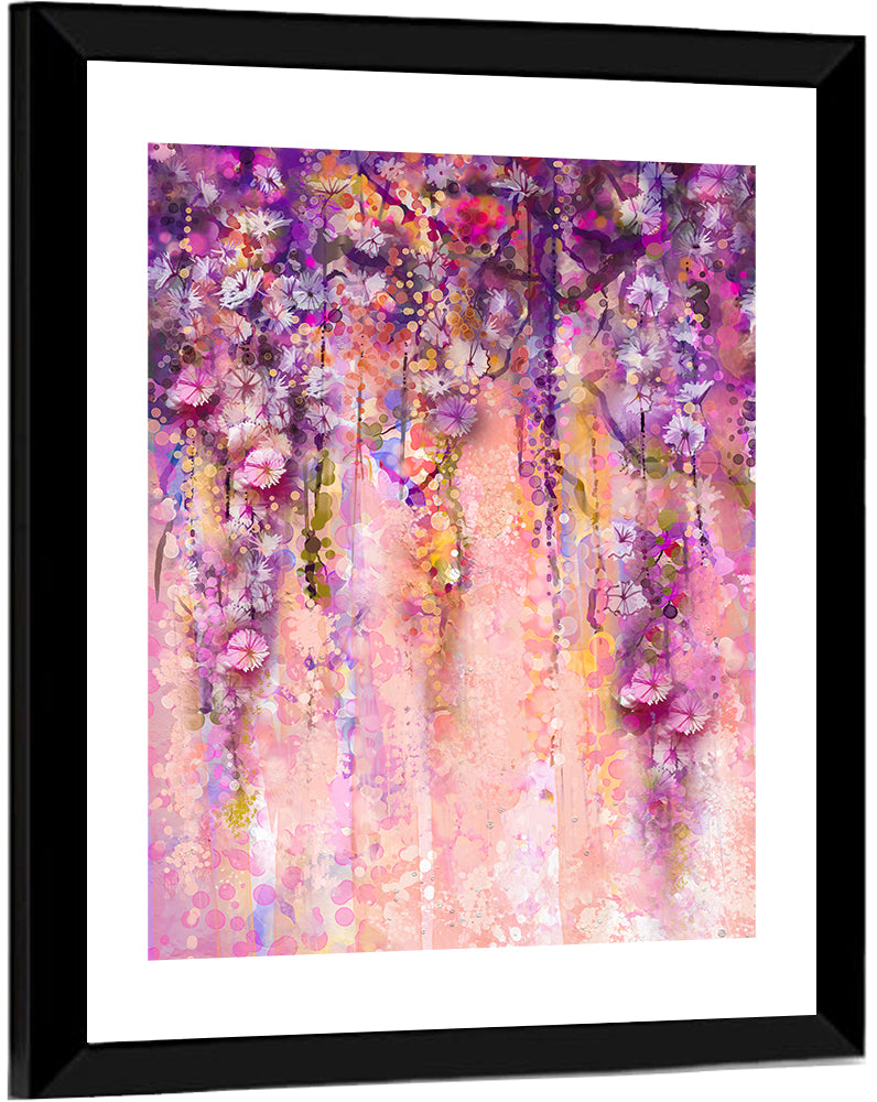 Cascading Wisteria Vines Wall Art