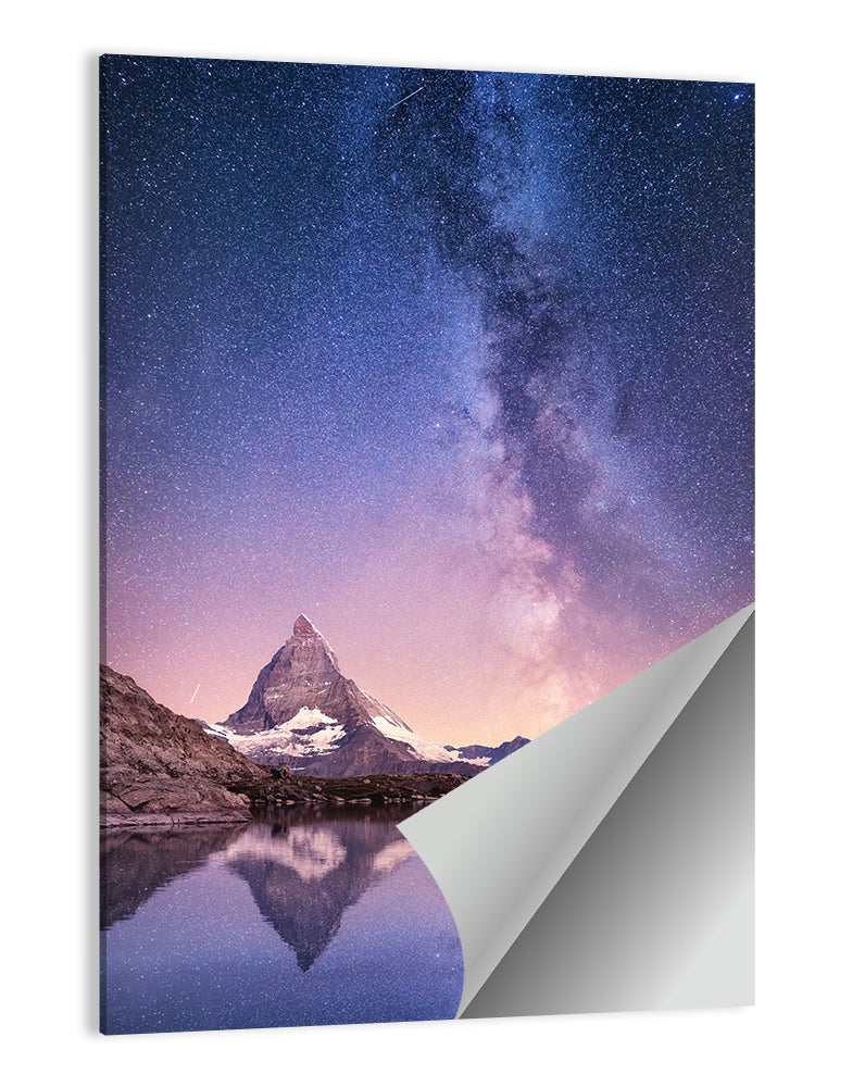 Matterhorn Starry Reflection Wall Art