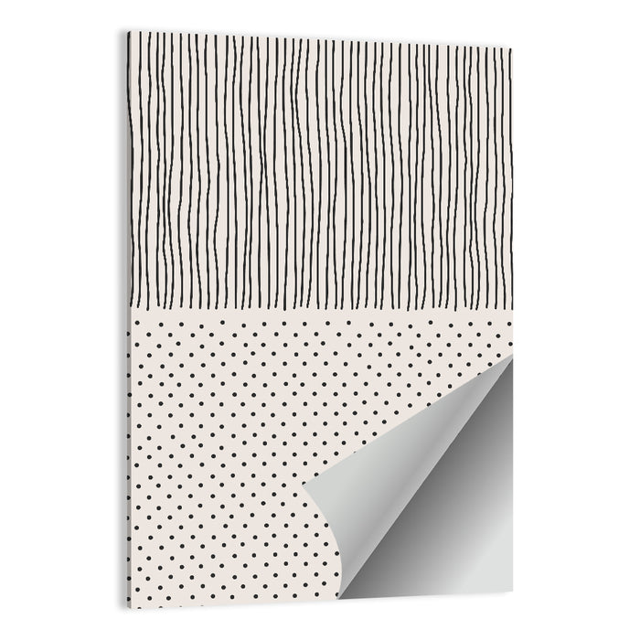 Minimalist Lines and Dots Wall Art as a poster print