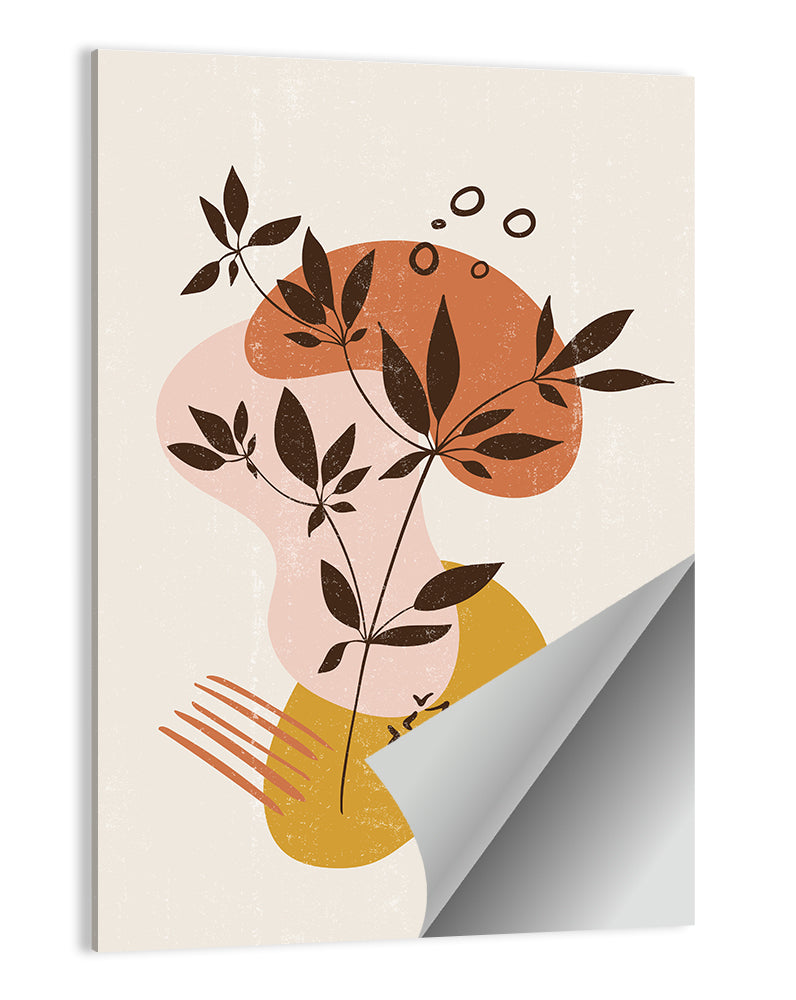 Mid-century Botanical Minimalist Wall Art