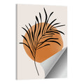 Long Palm Frond Minimalist Wall Art
