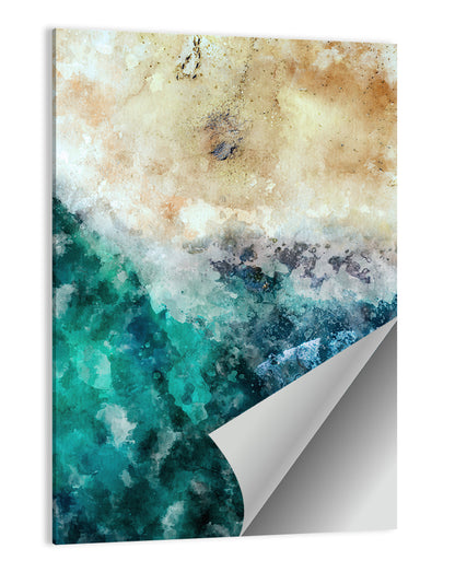 Aerial Beach Abstract Wall Art