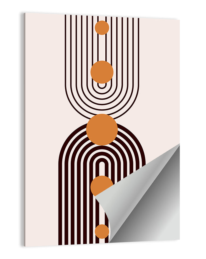 Boho Arch Pattern Wall Art as a poster print