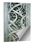 Norwegian Urnes Wood Carving Wall Art