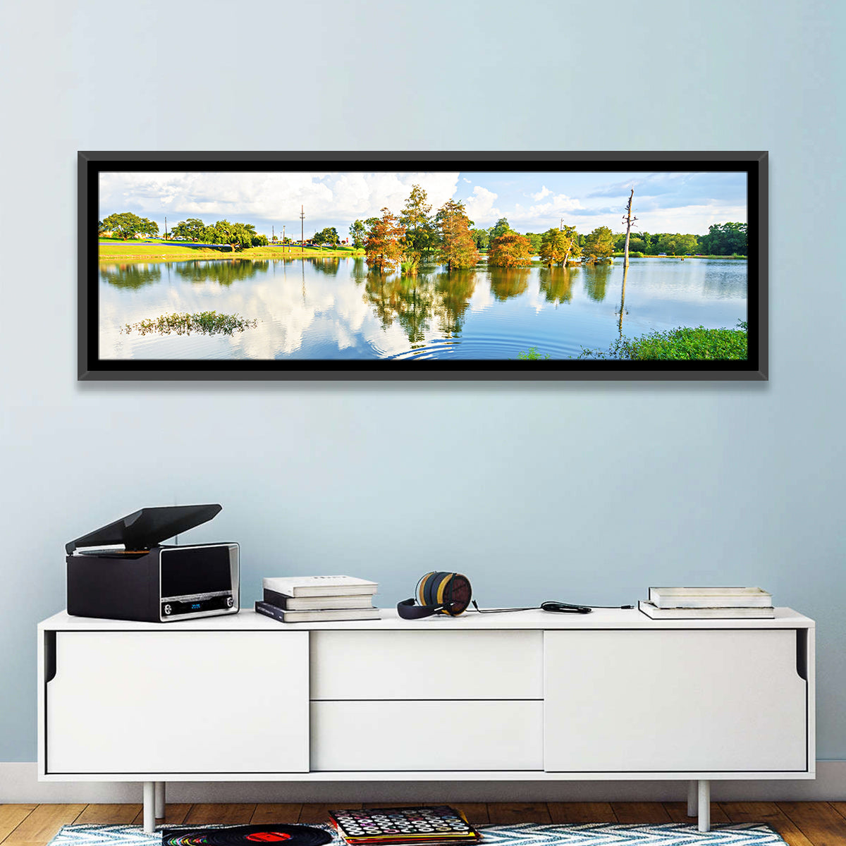 Lafayette Bayou Reflection Wall Art