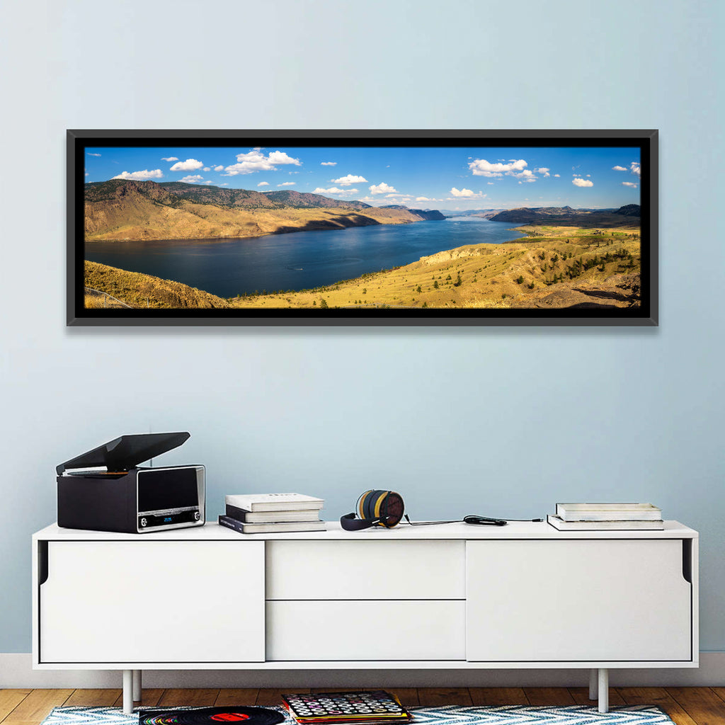 Golden Grass at Kamloops Lake Wall Art