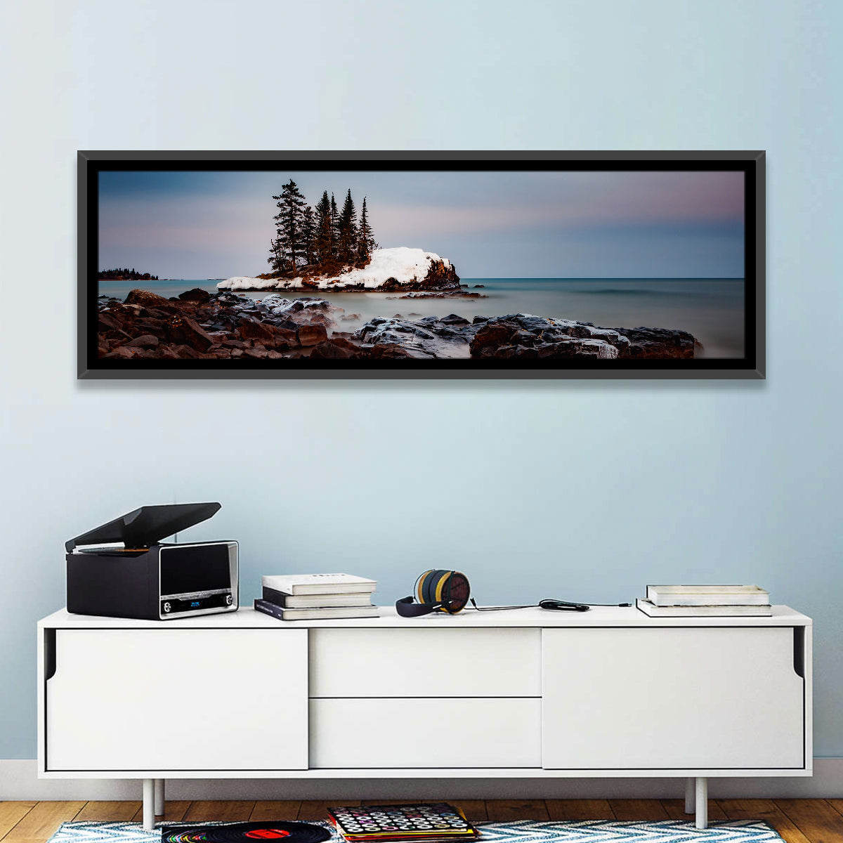 Lake Superior Winter Shore Wall Art