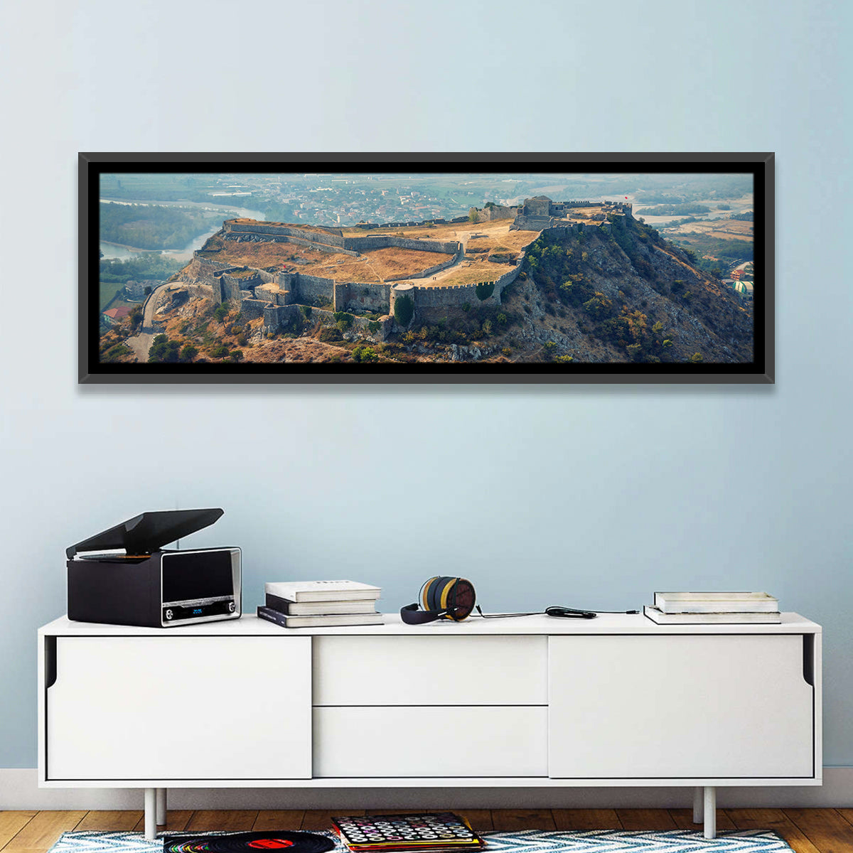 Rozafa Castle Aerial View Wall Art