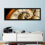 Antique Spiral Clock Face Wall Art