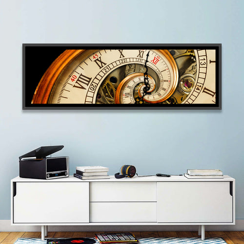 Antique Spiral Clock Face Wall Art
