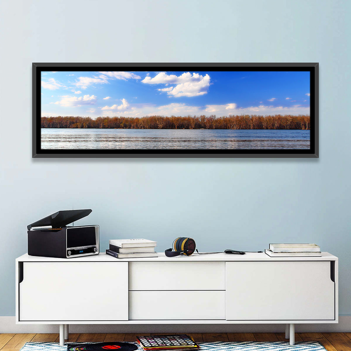 Andalusia Slough Autumn River Wall Art