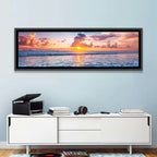 Sunburst Ocean Wave Wall Art
