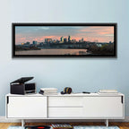 Kansas City Sunset Skyline Wall Art
