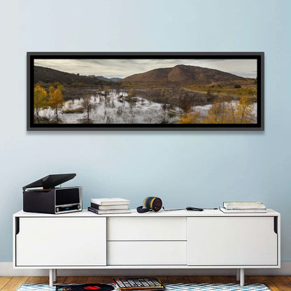 Lake Hodges Autumn Reflection Wall Art