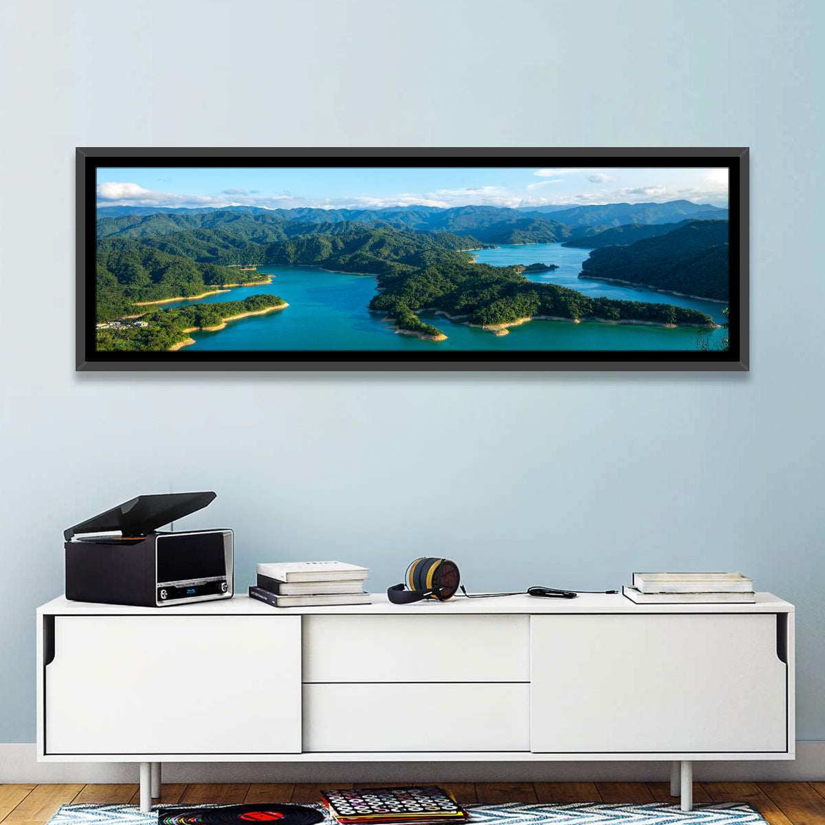 Emerald Qiandao Lake Wall Art