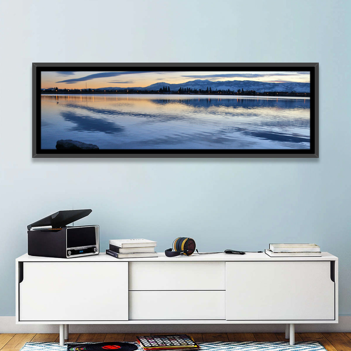Sparks Marina Twilight Reflection Wall Art