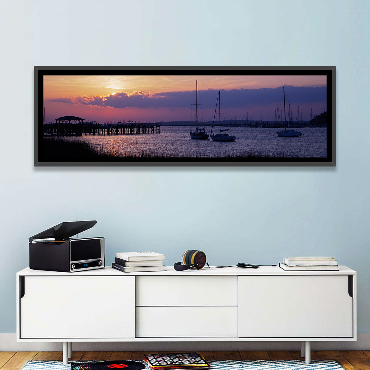 South Carolina Coastal Harbor Wall Art