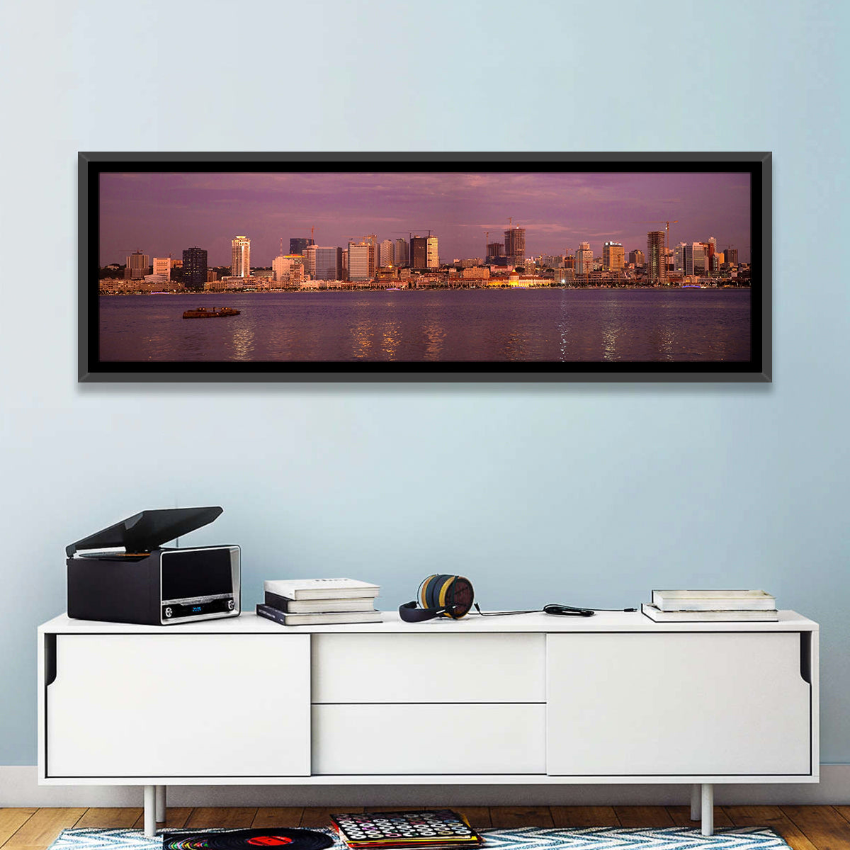 Luanda Skyline at Dusk Wall Art