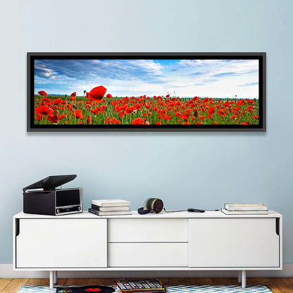 Red Poppy Field Wall Art