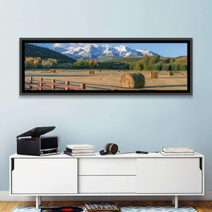 Hay Bales Colorado Fields Wall Art