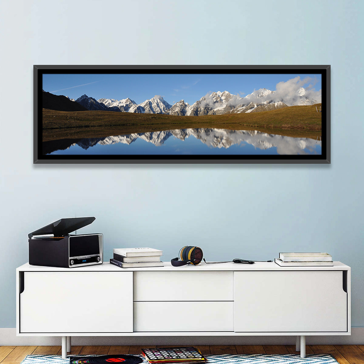 Svaneti Lake Reflection Wall Art