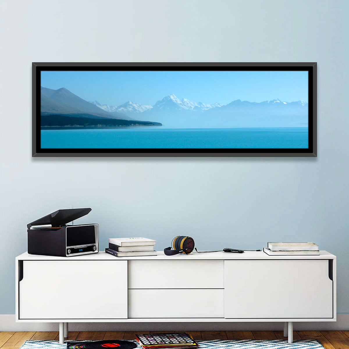 Turquoise Lake Pukaki View of Mount Cook Wall Art