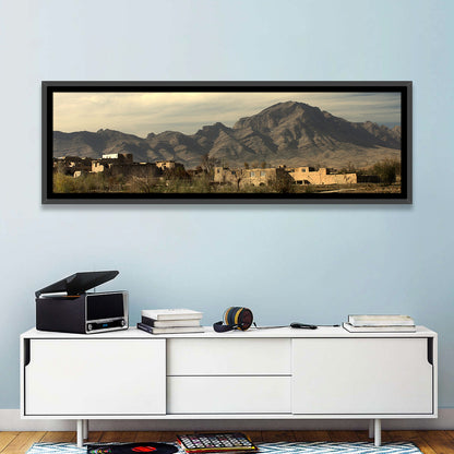 Afghan Mountain Village Wall Art