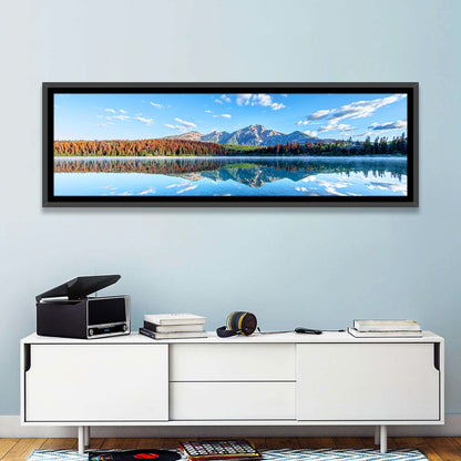 Patricia Lake Autumn Reflection Wall Art