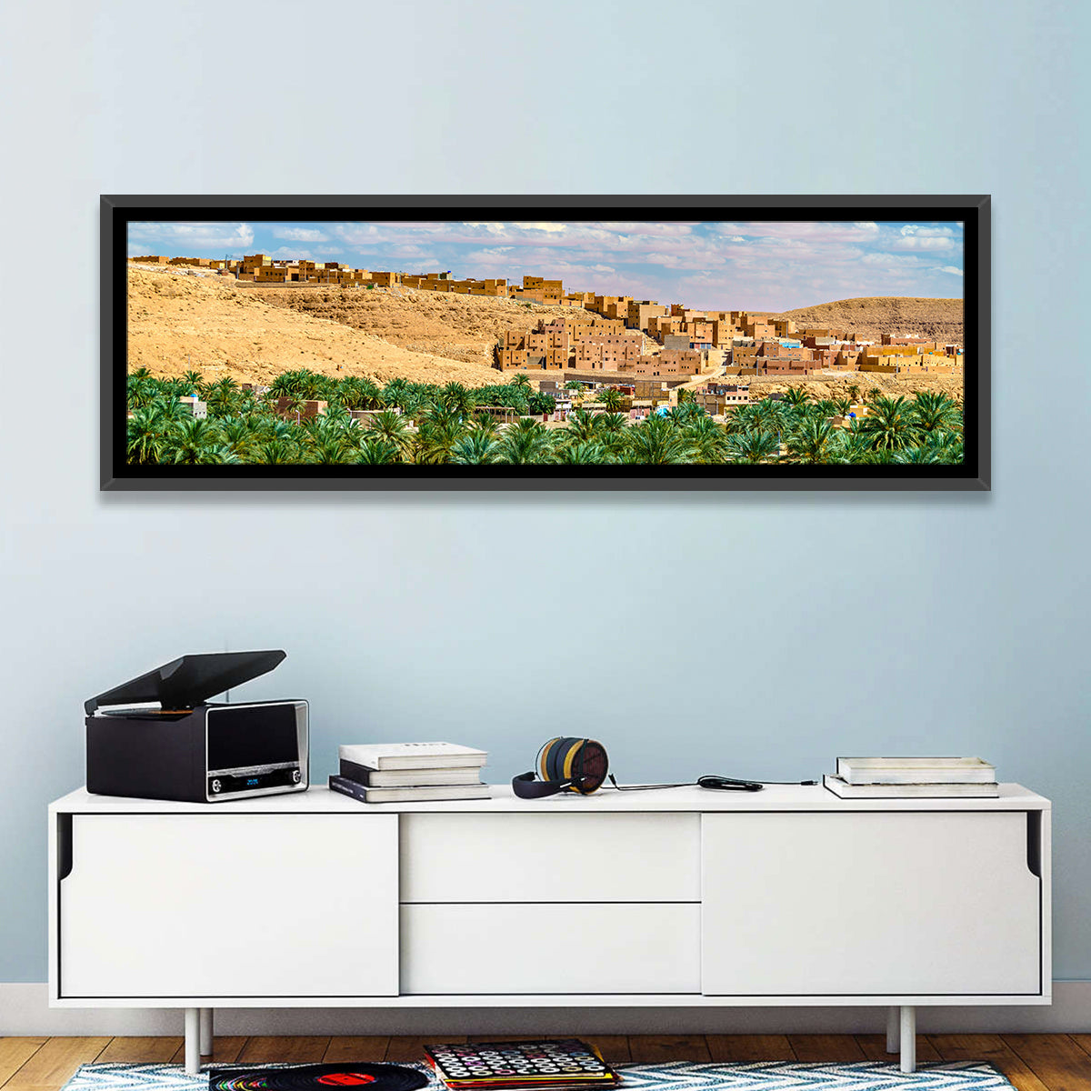 Ksar Bounoura Oasis Town Vista Wall Art