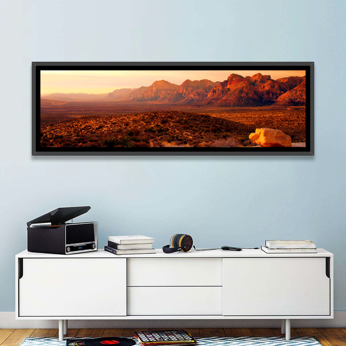 Red Rock Canyon Sunset Wall Art