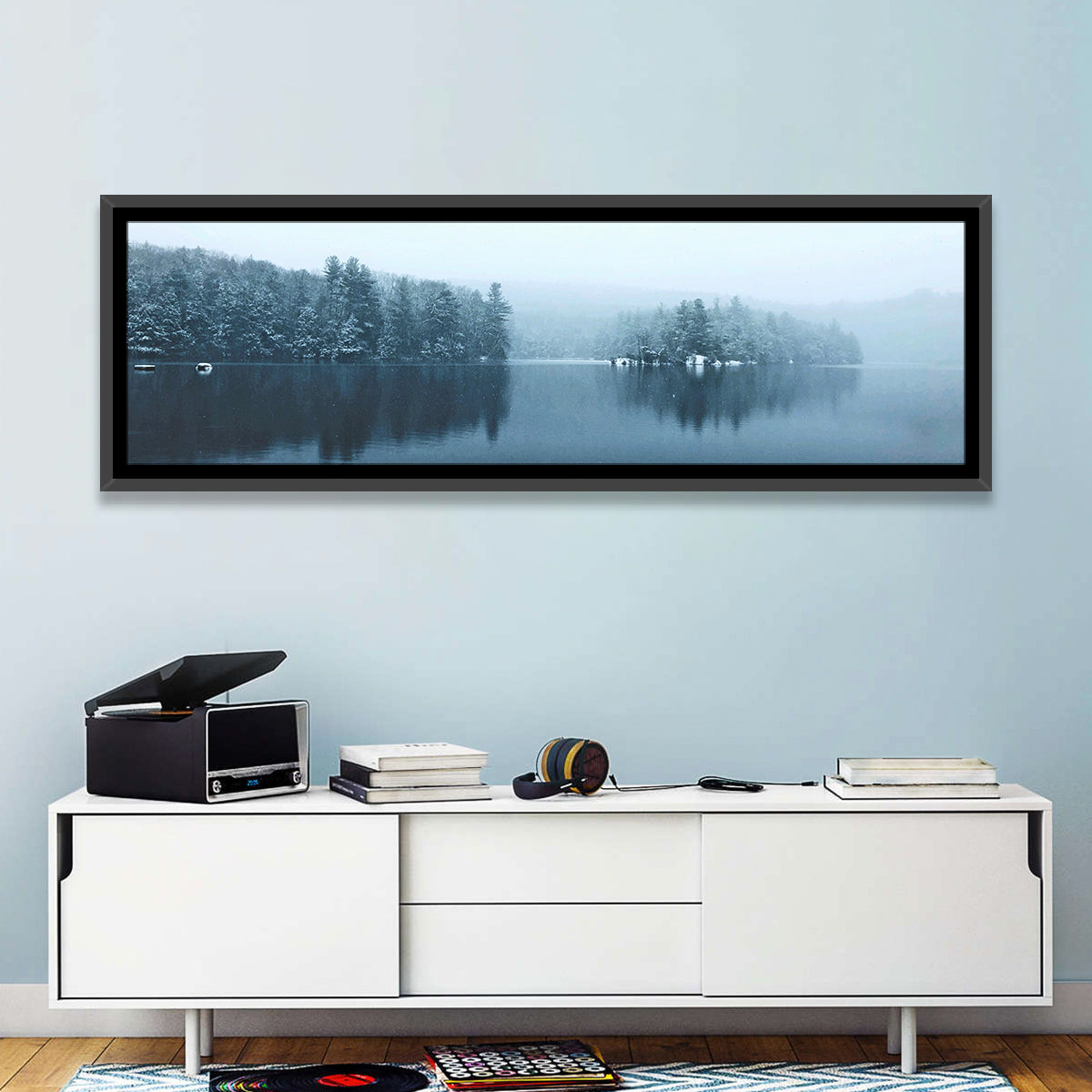 Burr Pond Winter Reflection Wall Art