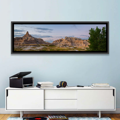 Badlands Golden Hour Meadow Wall Art