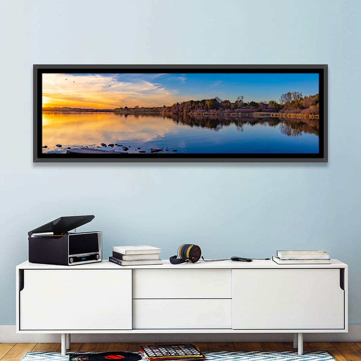 Zorinsky Lake Golden Hour Wall Art