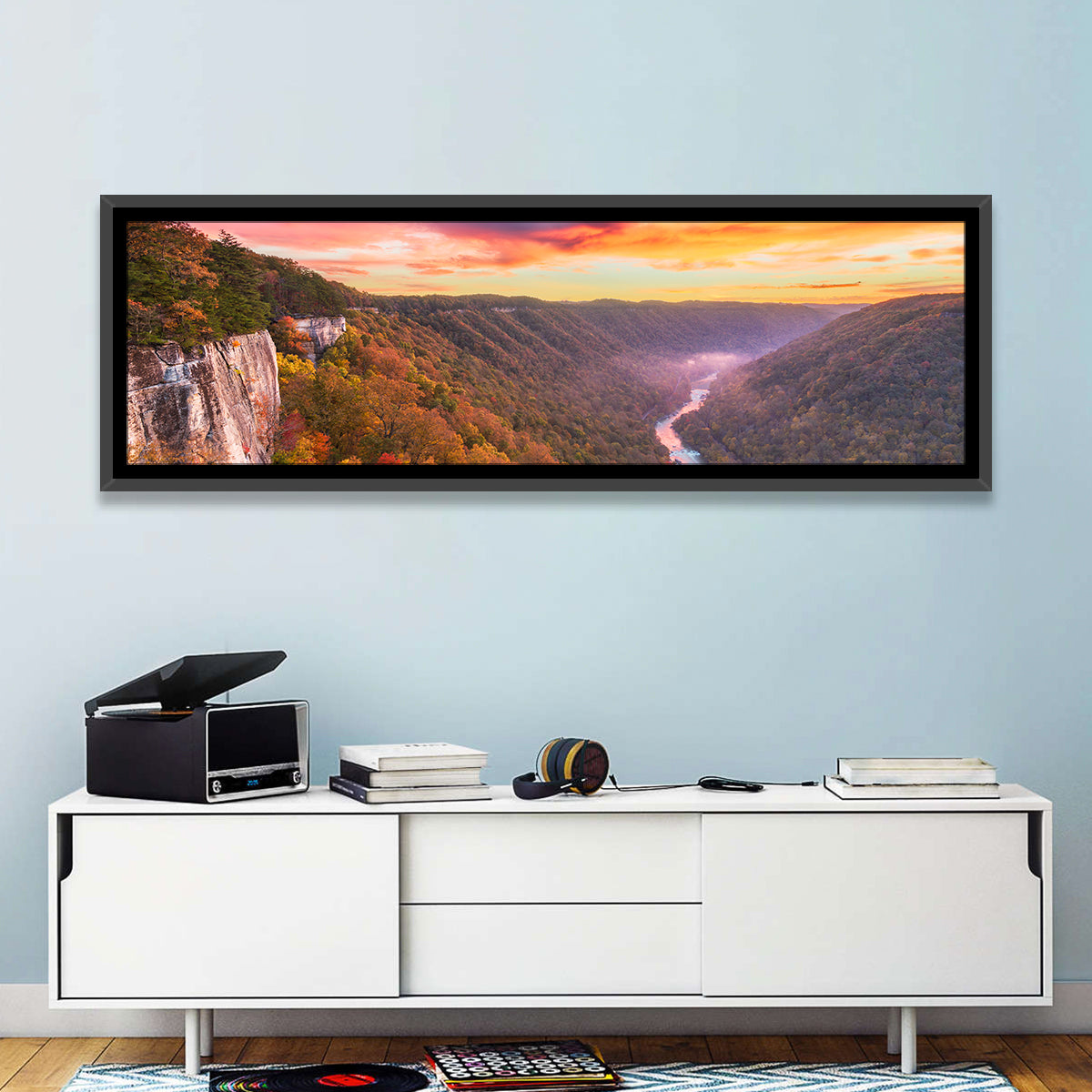 New River Gorge Sunset Wall Art