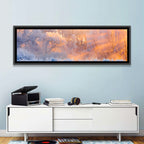 Sunlit Winter Forest Wall Art