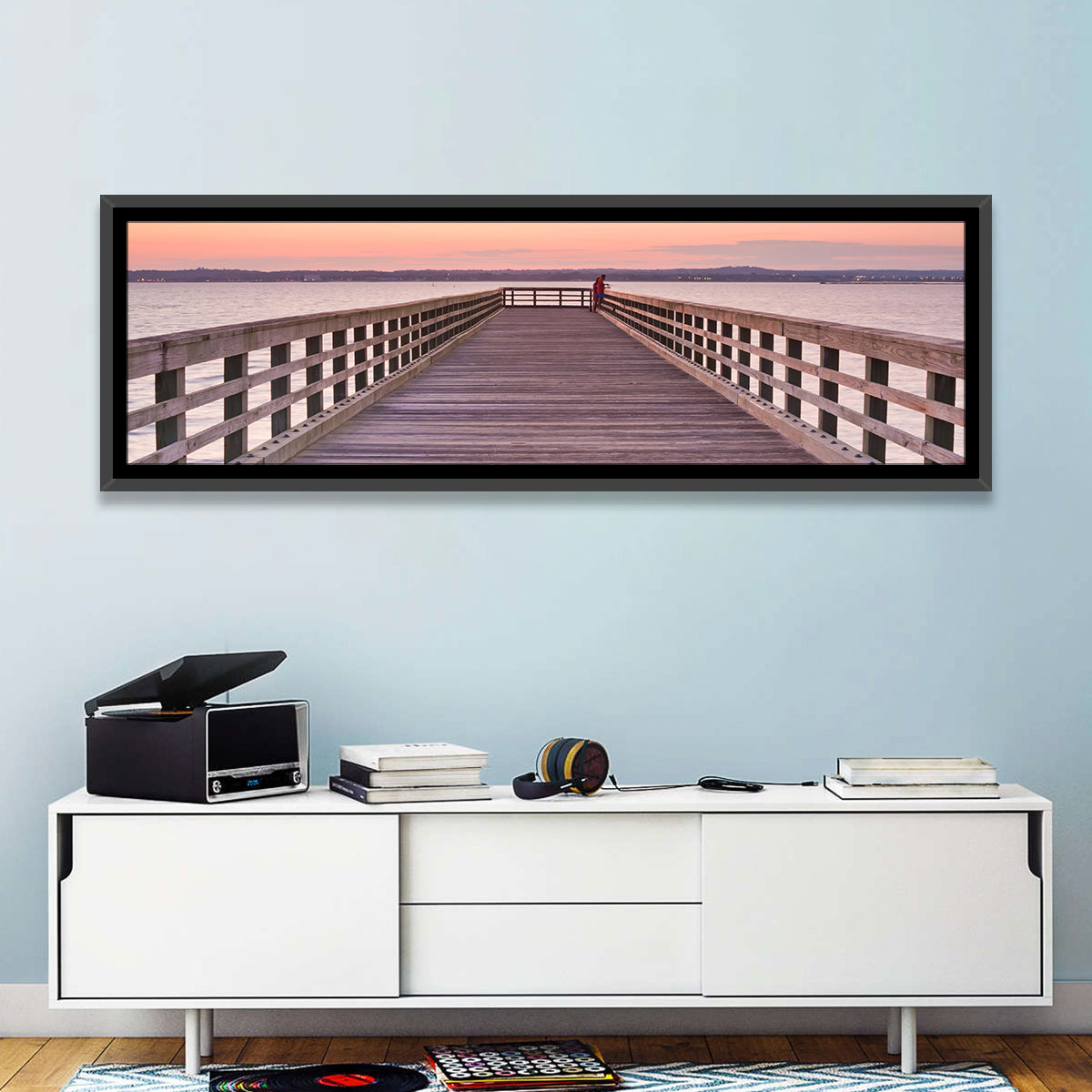 New Haven Wooden Pier Wall Art