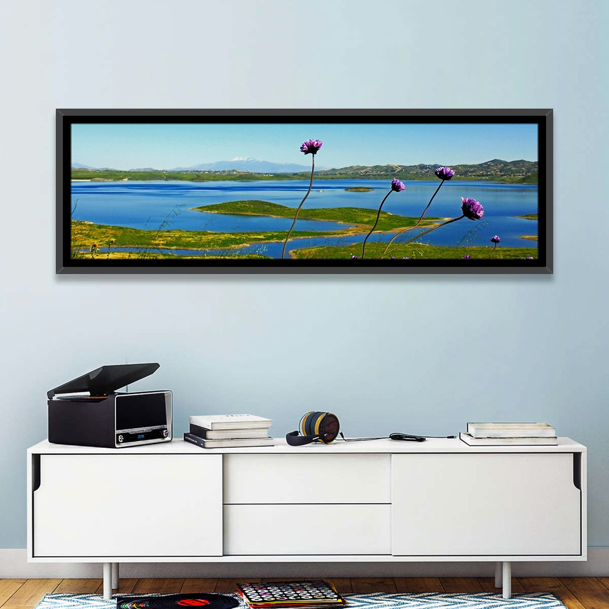 Lake Mathews Wildflower View Wall Art