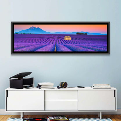 Valensole Lavender Fields at Sunset Wall Art