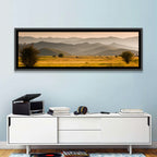Golden Hour Countryside Hills Wall Art