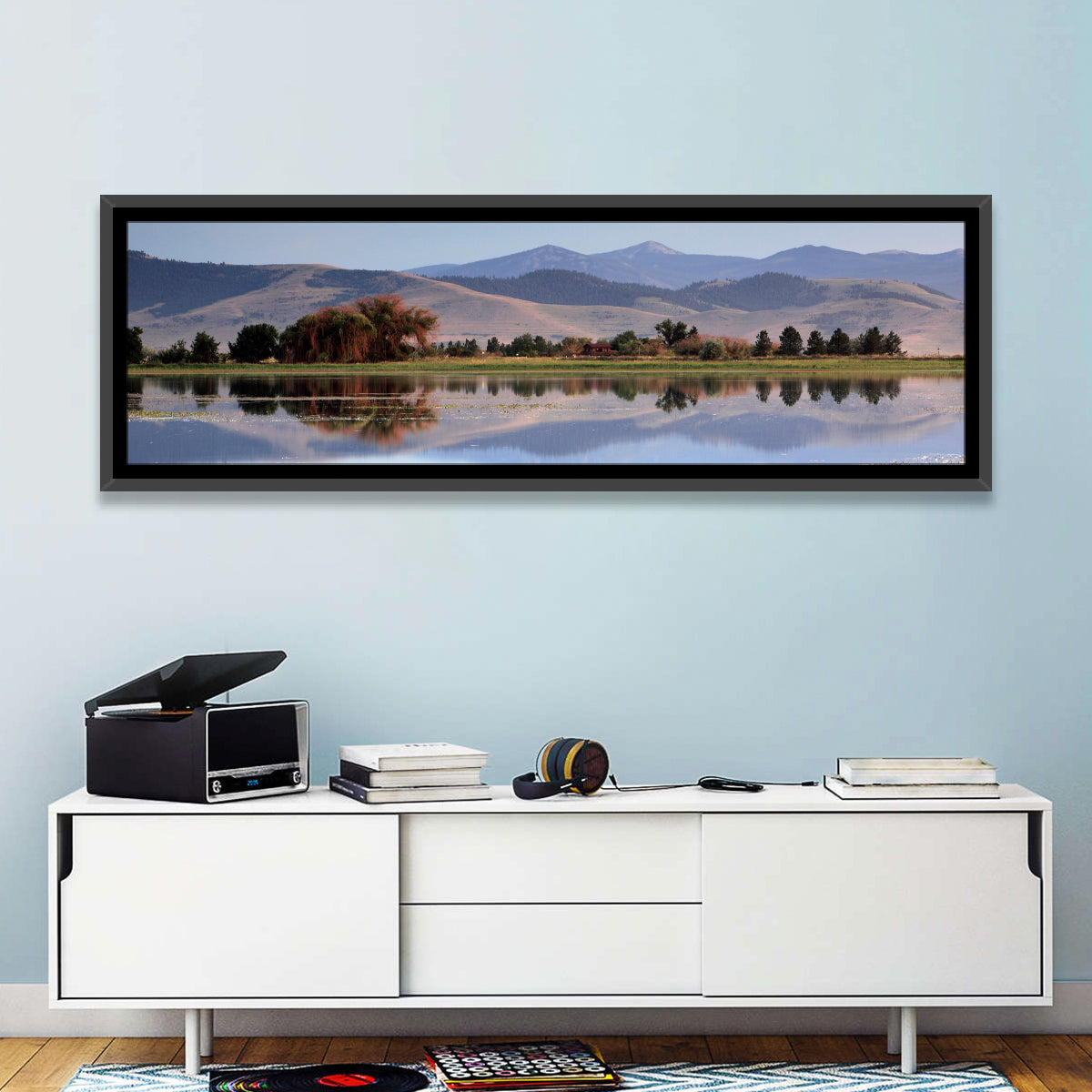 Mission Valley Lake Reflection Wall Art