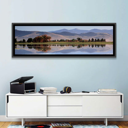 Mission Valley Lake Reflection Wall Art