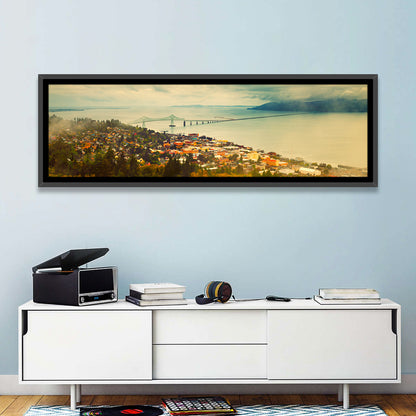 Astoria-megler Bridge Cityscape Wall Art